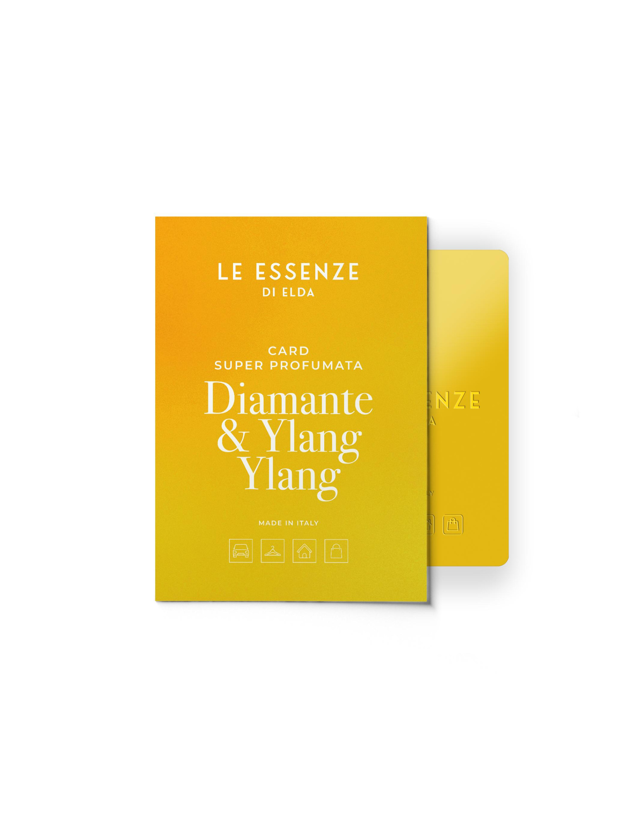 Super carte parfumée Diamant et Ylang-Ylang