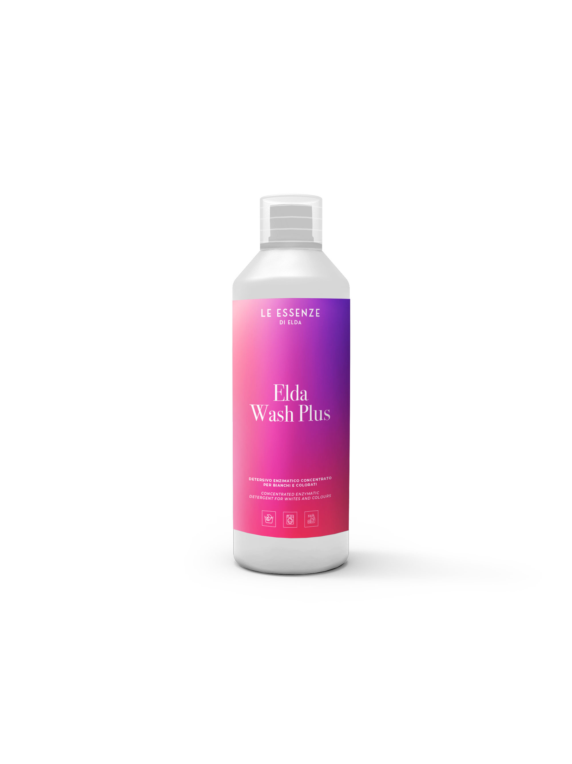 Elda Wash Plus - Détergent enzymatique concentré pour blancs et couleurs