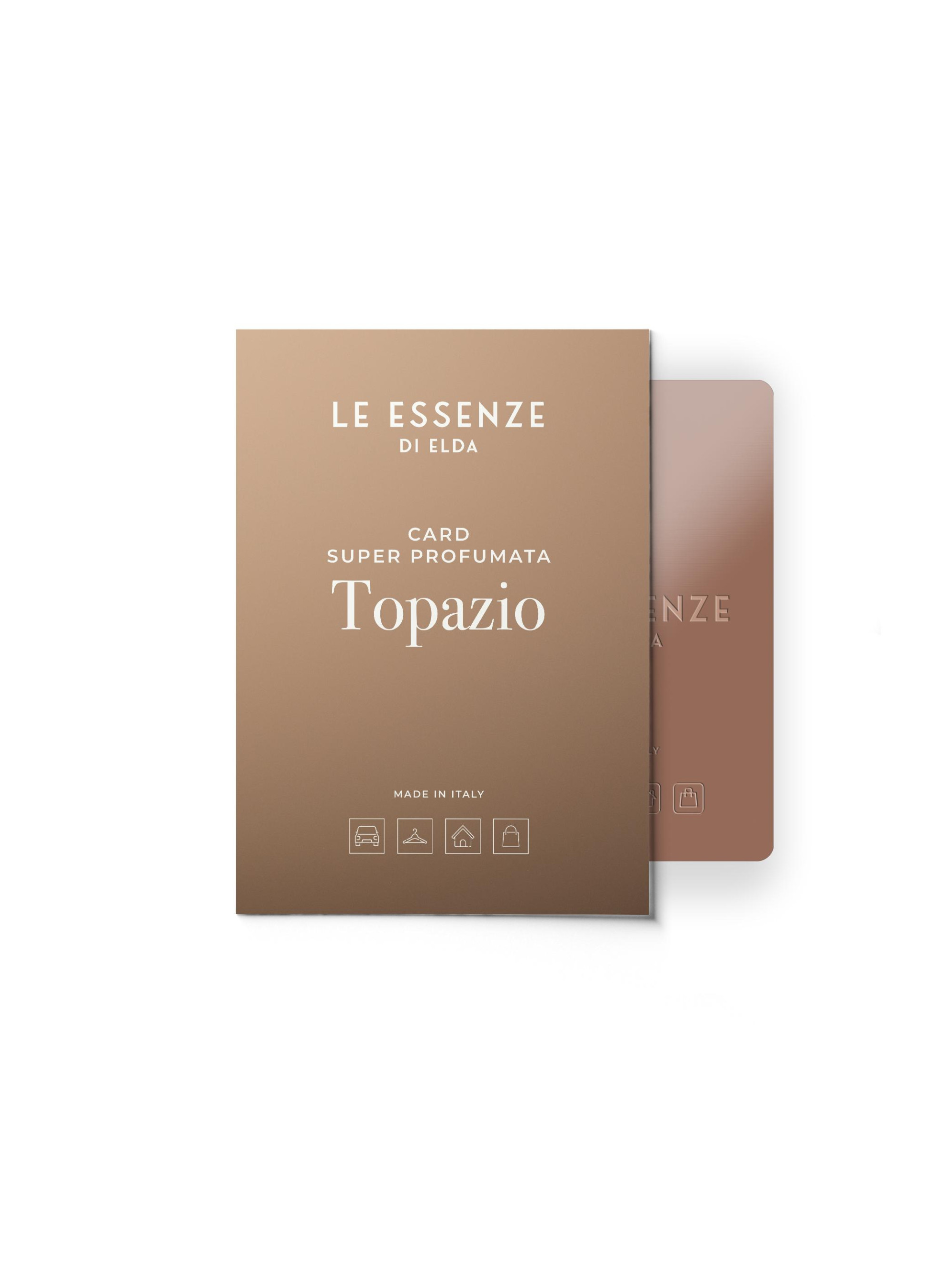 Tarjeta súper perfumada Topazio - 2 pezzi